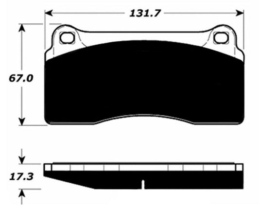 Porterfield Brake Pads for 2007 DODGE VIPER