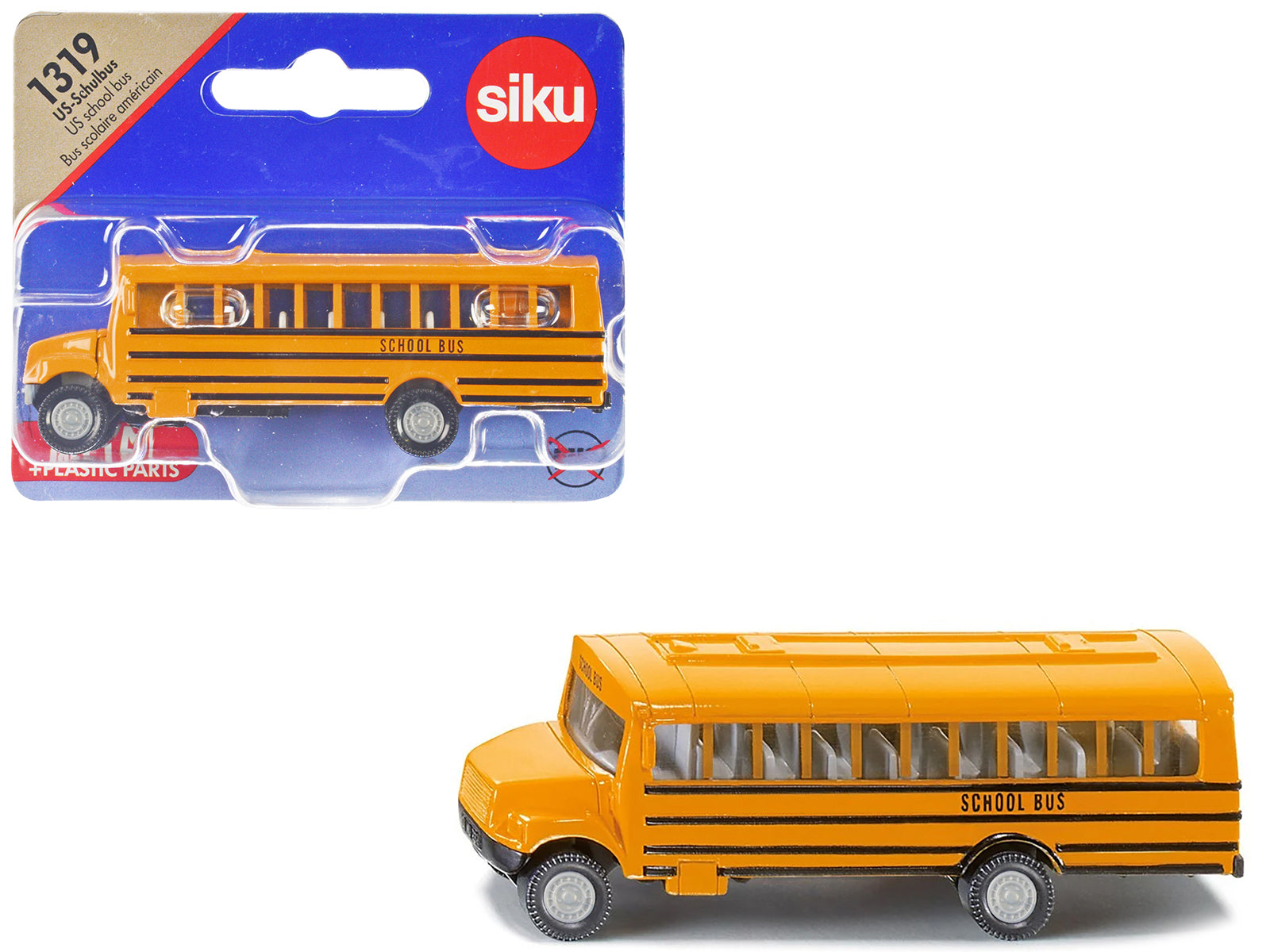 United States School Bus Yellow Diecast Model by Siku free shipping USA