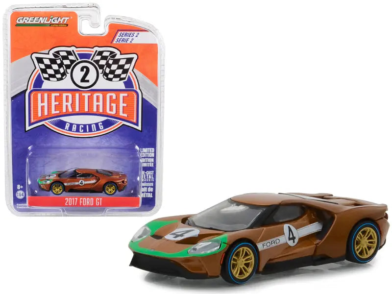 2017 Ford GT #4 Tribute to 1966 Ford GT40 Mk II Brown \Ford Racing 