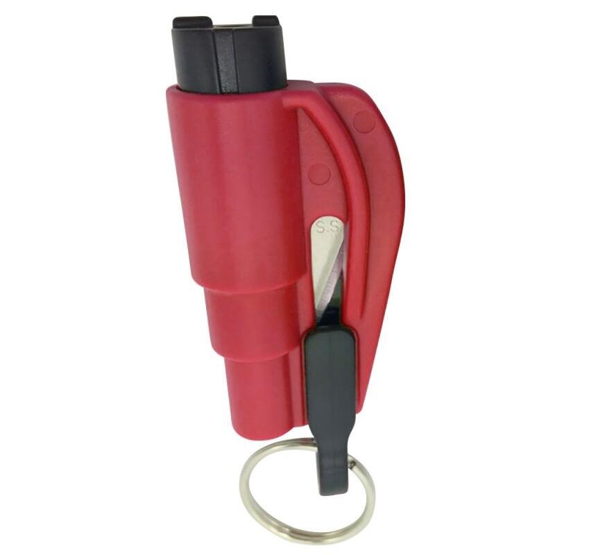 Color: Red 3pcs - 3 in 1 Emergency Mini Hammer Safety Auto Car - Premium Other Maintenance Products from Rapidvehicles - Just $14.99! Shop now at Rapidvehicles