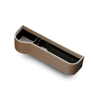 Color: Beige, Size: Left - Car Seat Gap Storage Box - Premium Key Case for Car from Rapidvehicles - Just $20.99! Shop now at Rapidvehicles