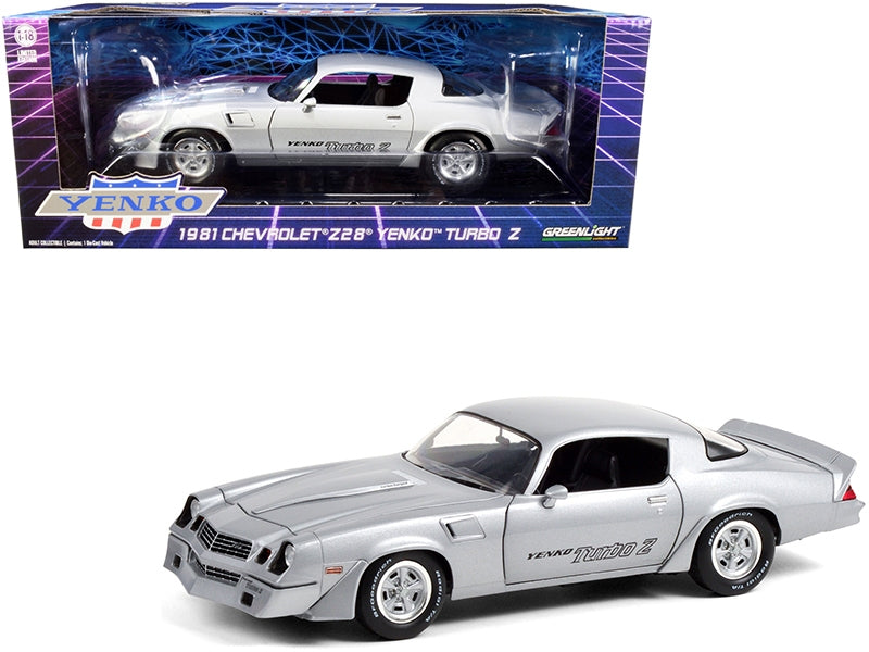 1981 Chevrolet Camaro Z/28 Yenko Turbo Z Turbo Silver Metallic - Premium Chevrolet Models from Greenlight - Just $83.02! Shop now at Rapidvehicles