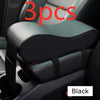 Color: Black 3pcs - New Leather Car Armrest Pad Universal Auto Armrests Car Center Console Arm Rest Seat Box Pad Vehicle Protective Car Styling - Premium Interior Parts from Rapidvehicles - Just $58.54! Shop now at Rapidvehicles