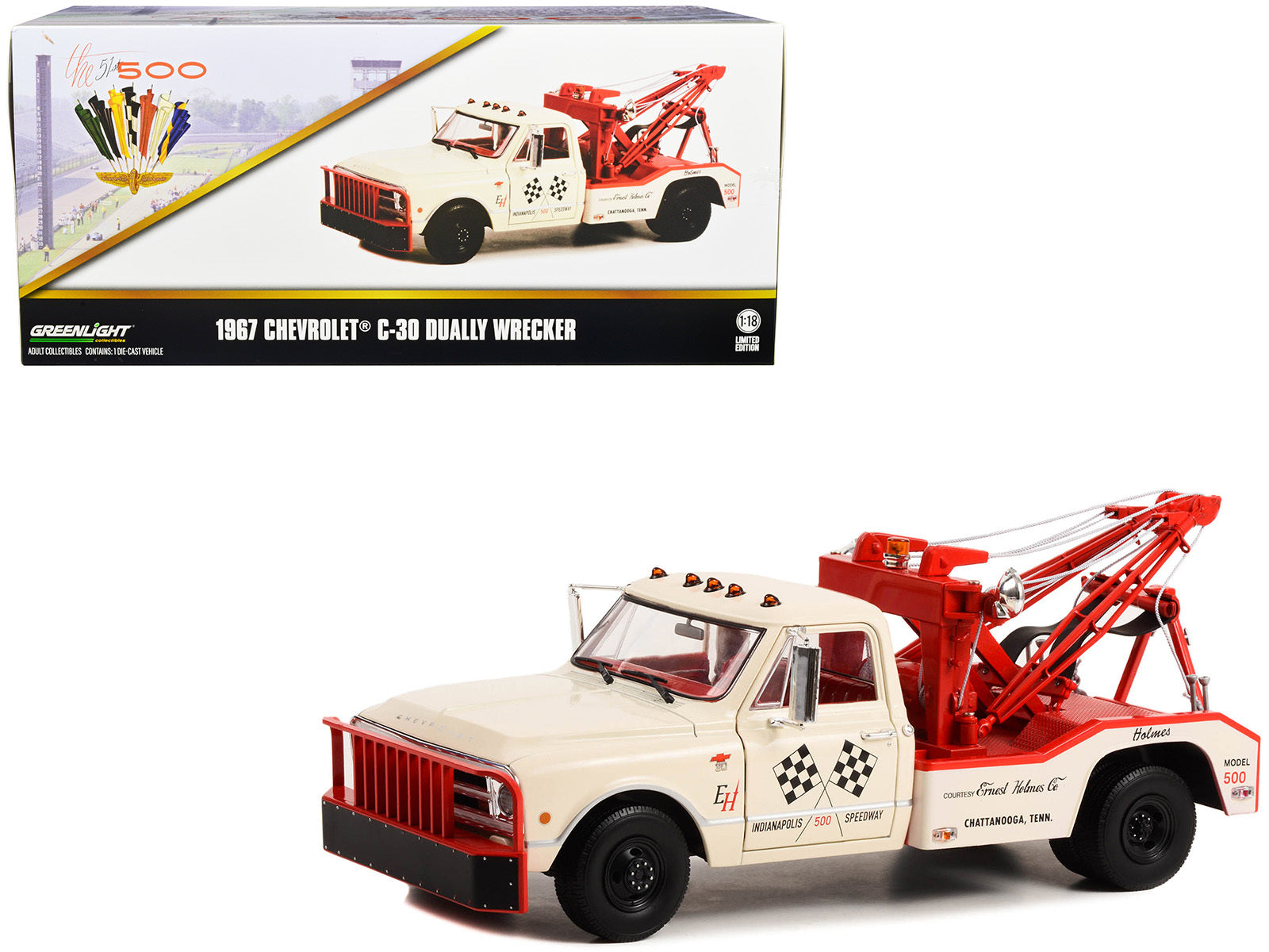 1967 Chevrolet C-30 Dually Wrecker Tow Truck "51st Annual - Premium Indy Car Models from Greenlight - Just $143.99! Shop now at Rapidvehicles