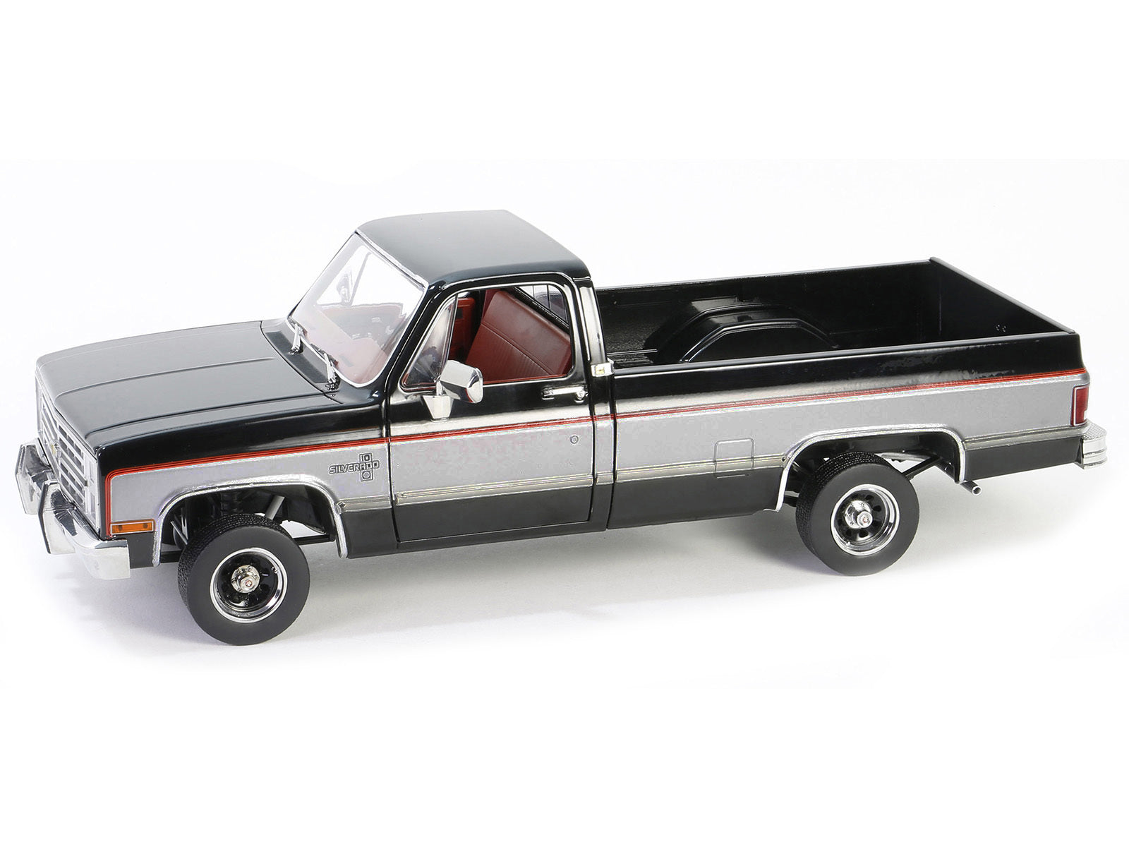 1986 Chevrolet K10 Silverado Pickup Truck Midnight Black and - Premium Chevrolet Models from Greenlight - Just $108.80! Shop now at Rapidvehicles