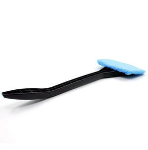 quantity: 1pc - microfiber car window cleaner with brush long handle car washer, windshield wiper, glass cleaning brush washable cloth fabric practice tool - Premium Other Maintenance Products from Rapidvehicles - Just $11.56! Shop now at Rapidvehicles