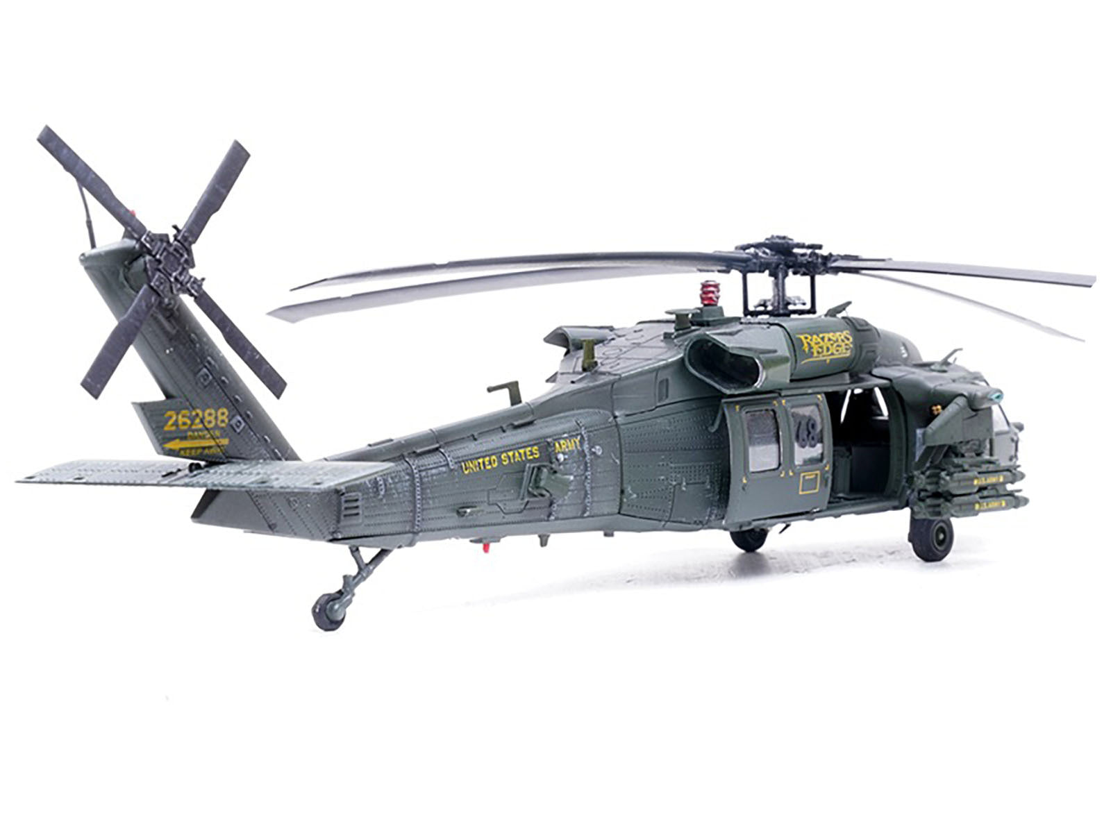 Sikorsky MH-60L Black Hawk Helicopter "91-26288 Razors Edge" - Premium Helicopter Models from Panzerkampf - Just $141.16! Shop now at Rapidvehicles