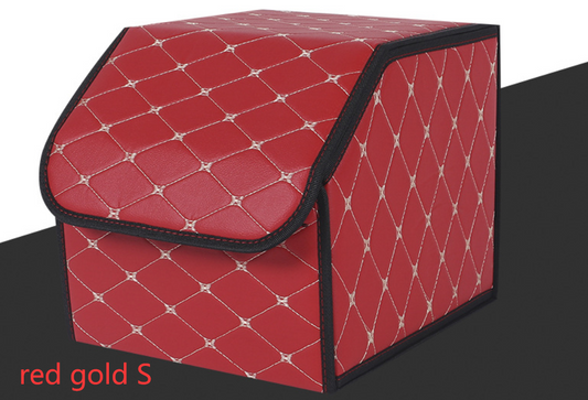 Color: Red gold, Size: S - Car Organizer Car storage box - Premium Interior Parts from Rapidvehicles - Just $38.99! Shop now at Rapidvehicles