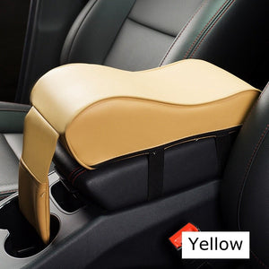 Color: Yellow - New Leather Car Armrest Pad Universal Auto Armrests Car Center Console Arm Rest Seat Box Pad Vehicle Protective Car Styling - Premium Interior Parts from Rapidvehicles - Just $23.77! Shop now at Rapidvehicles