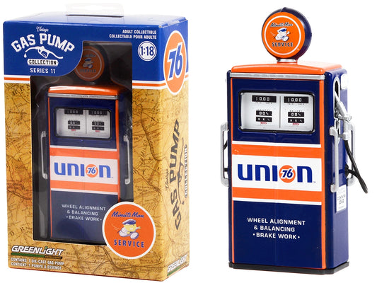 1954 Tokheim 350 Twin Gas Pump "Union 76 Minute Man Service" Dark - Premium Gas Pumps Models from Greenlight - Just $35.09! Shop now at Rapidvehicles