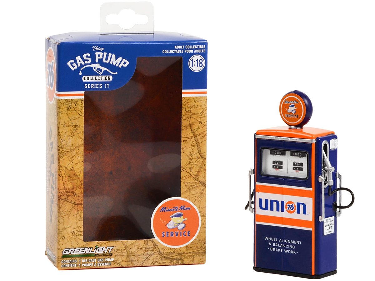 1954 Tokheim 350 Twin Gas Pump "Union 76 Minute Man Service" Dark - Premium Gas Pumps Models from Greenlight - Just $35.09! Shop now at Rapidvehicles