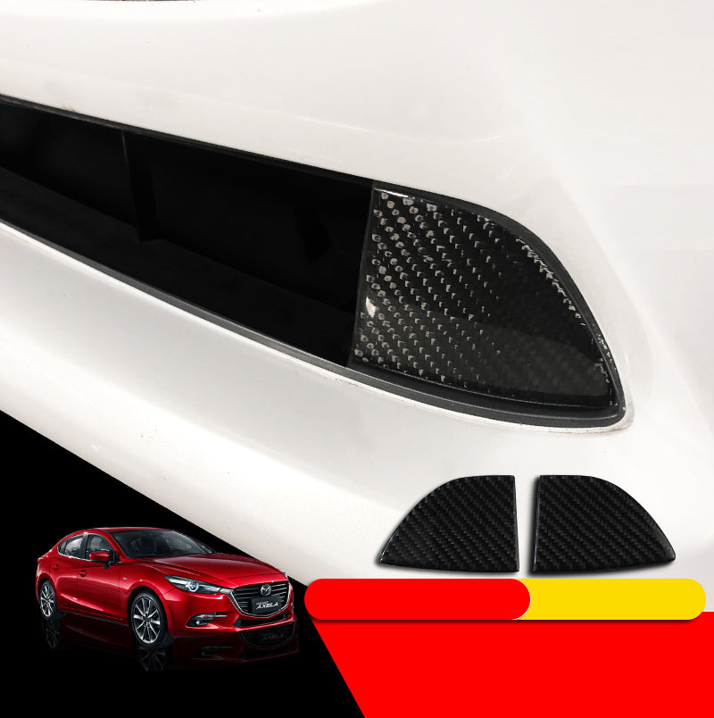 Color: 17 18 fangs patch - Angkesera Lip Front Bumper Big Mouth Fangs Carbon Fiber Angkesera Decoration - Premium Car Stickers from Rapidvehicles - Just $14.99! Shop now at Rapidvehicles