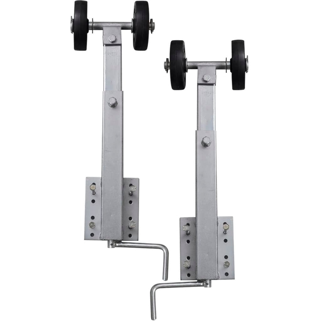 vidaXL Boat Trailer Double Roller Bow Support Set of 2 23.2"-33.1" - Premium Motor Vehicle Trailers from vidaXL - Just $122.99! Shop now at Rapidvehicles