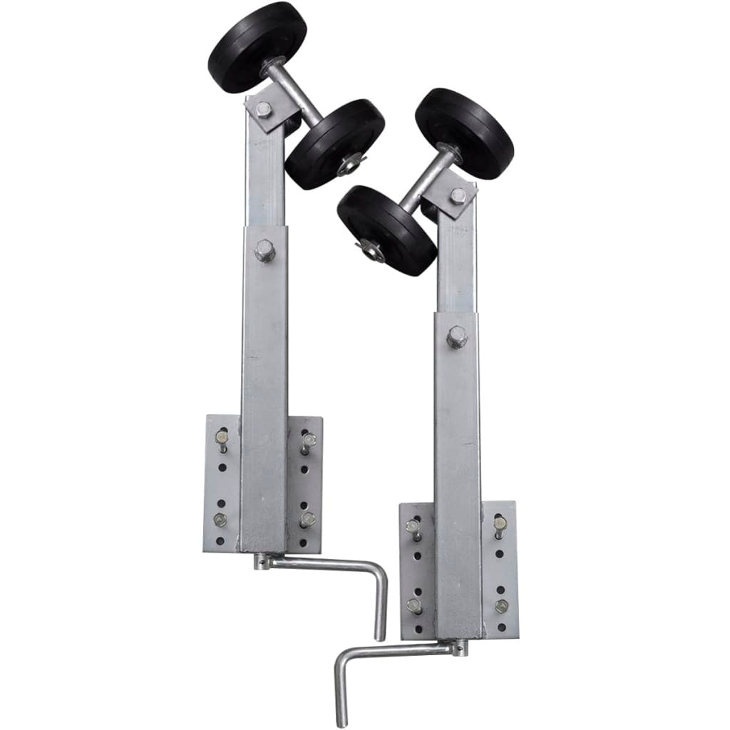 vidaXL Boat Trailer Double Roller Bow Support Set of 2 23.2"-33.1" - Premium Motor Vehicle Trailers from vidaXL - Just $122.99! Shop now at Rapidvehicles