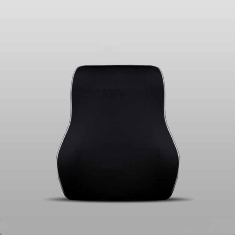 Color: Black, Style: Waist - Memory foam car headrest lumbar - Premium Interior Parts from Rapidvehicles - Just $45.99! Shop now at Rapidvehicles