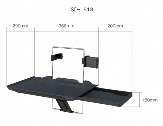 Color: SD 1518 - Car small table board car with rear folding - Premium Interior Parts from Rapidvehicles - Just $97.19! Shop now at Rapidvehicles