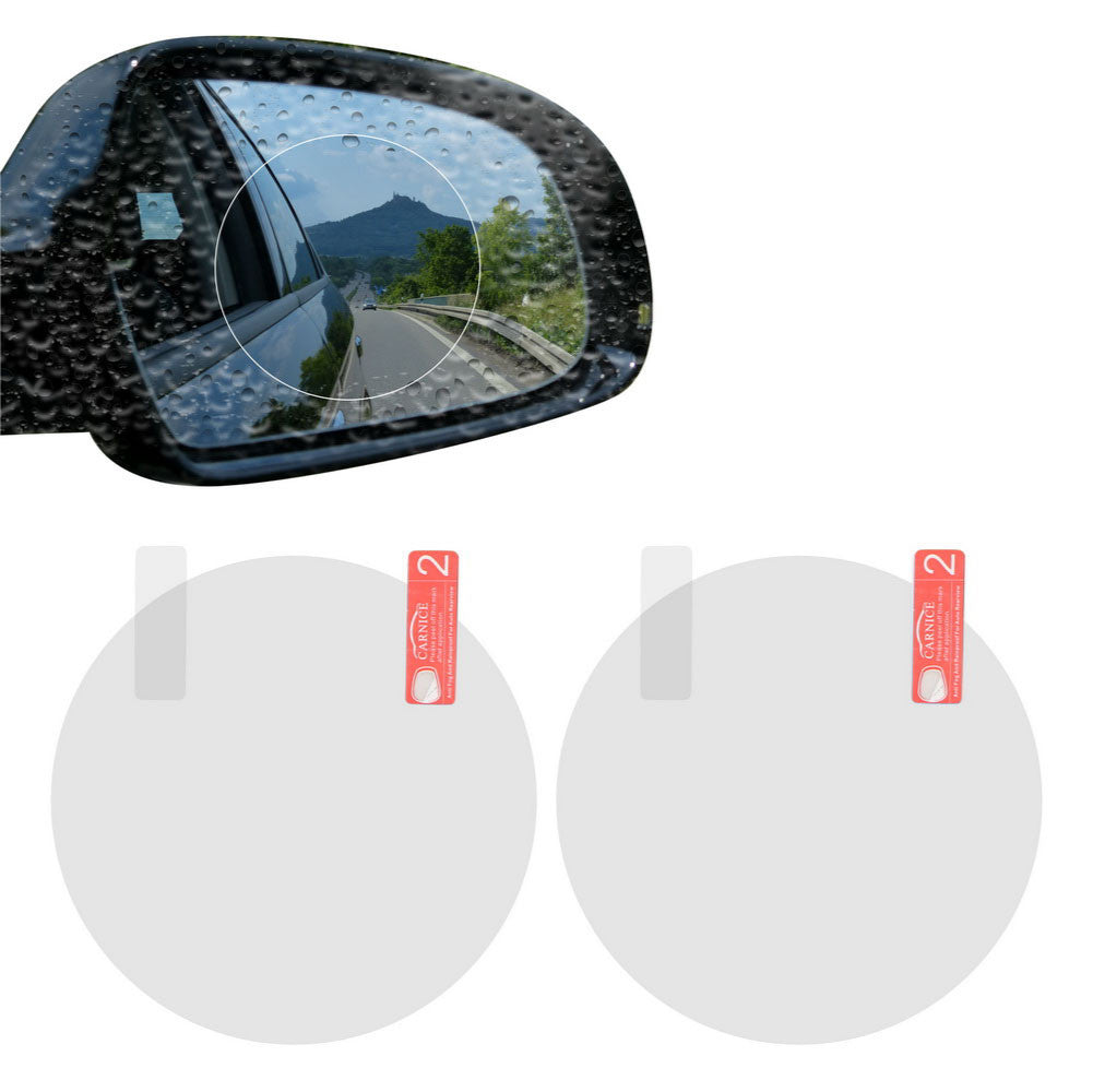 Style: Round, Color: White-98mm, Size:  - Anti-Moist Waterproof Side Mirror Sticker - Premium Car Stickers from Rapidvehicles - Just $9.99! Shop now at Rapidvehicles