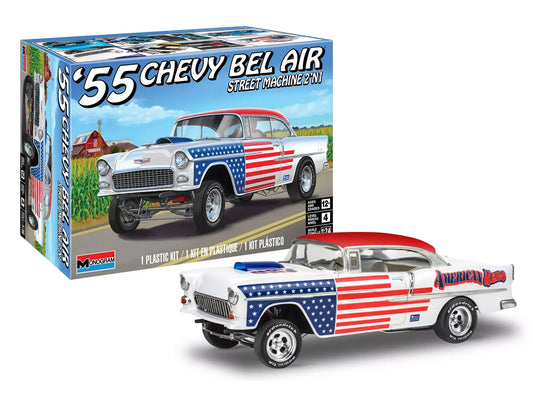 Level 4 Model Kit 1955 Chevrolet Bel Air Street Machine 2-in-1 - Premium Chevrolet Models from Revell - Just $44.56! Shop now at Rapidvehicles