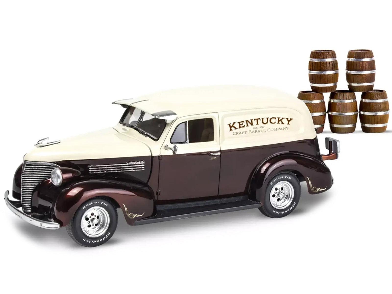 Level 4 Model Kit 1939 Chevrolet Sedan Delivery with Barrel Accessories 1/24 Scale Model by Revell - Premium Model Kits(To Built) from Revell - Just $52.07! Shop now at Rapidvehicles