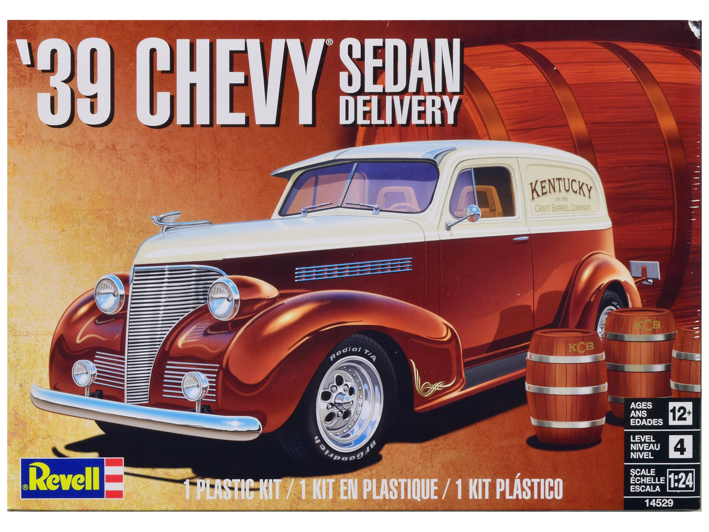 Level 4 Model Kit 1939 Chevrolet Sedan Delivery with Barrel - Premium Model Kits(To Built) from Revell - Just $57.59! Shop now at Rapidvehicles