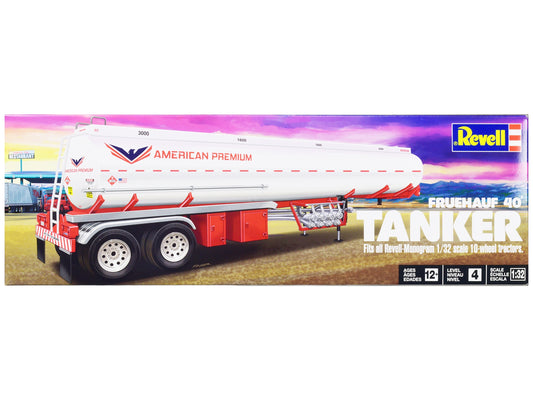 Level 4 Model Kit Fruehauf 40' Tanker Trailer 1/32 Scale Model by