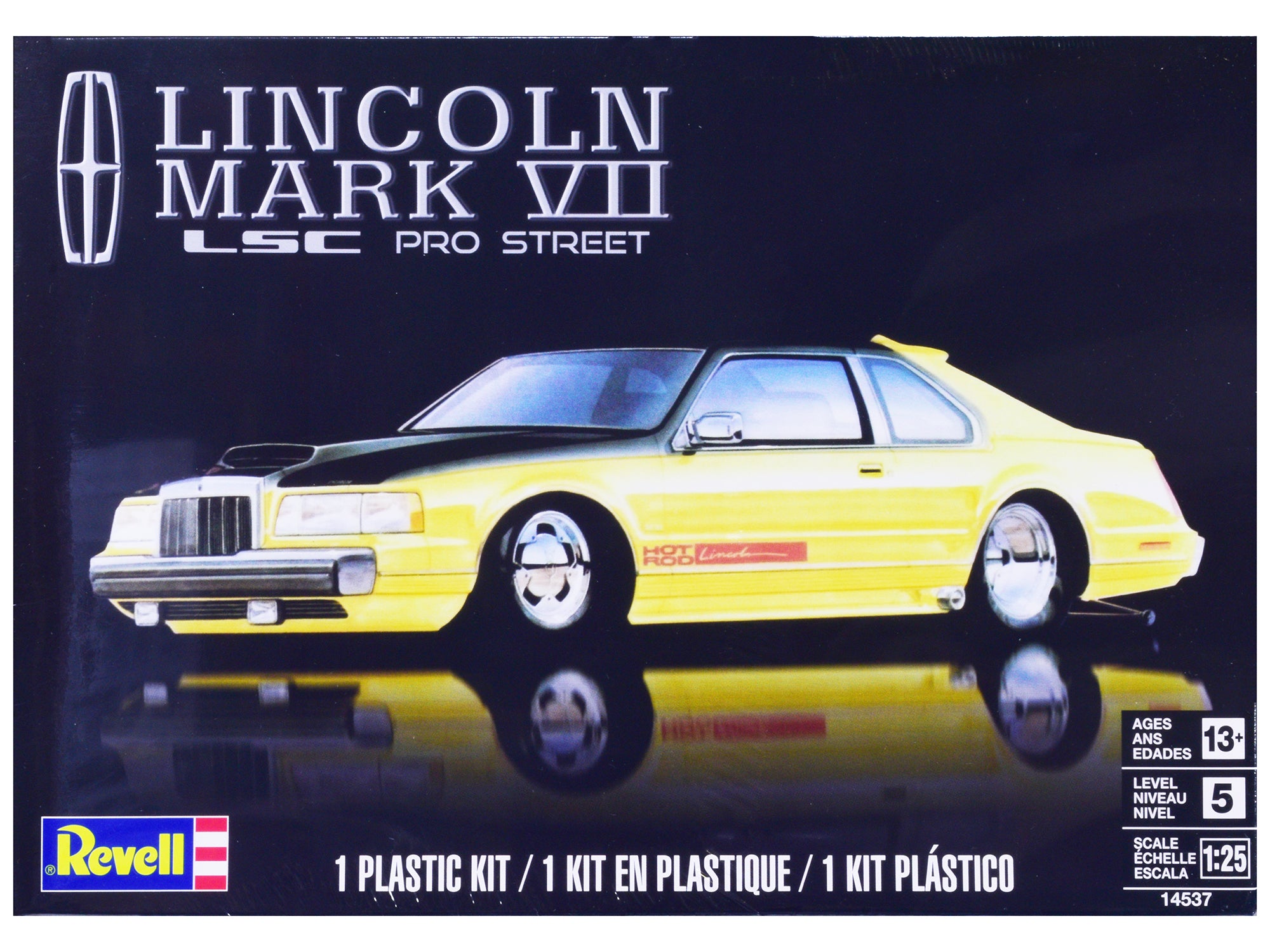 Level 5 Model Kit Lincoln Mark VII LSC Pro Street 1/25 Scale Model by Revell free shipping USA