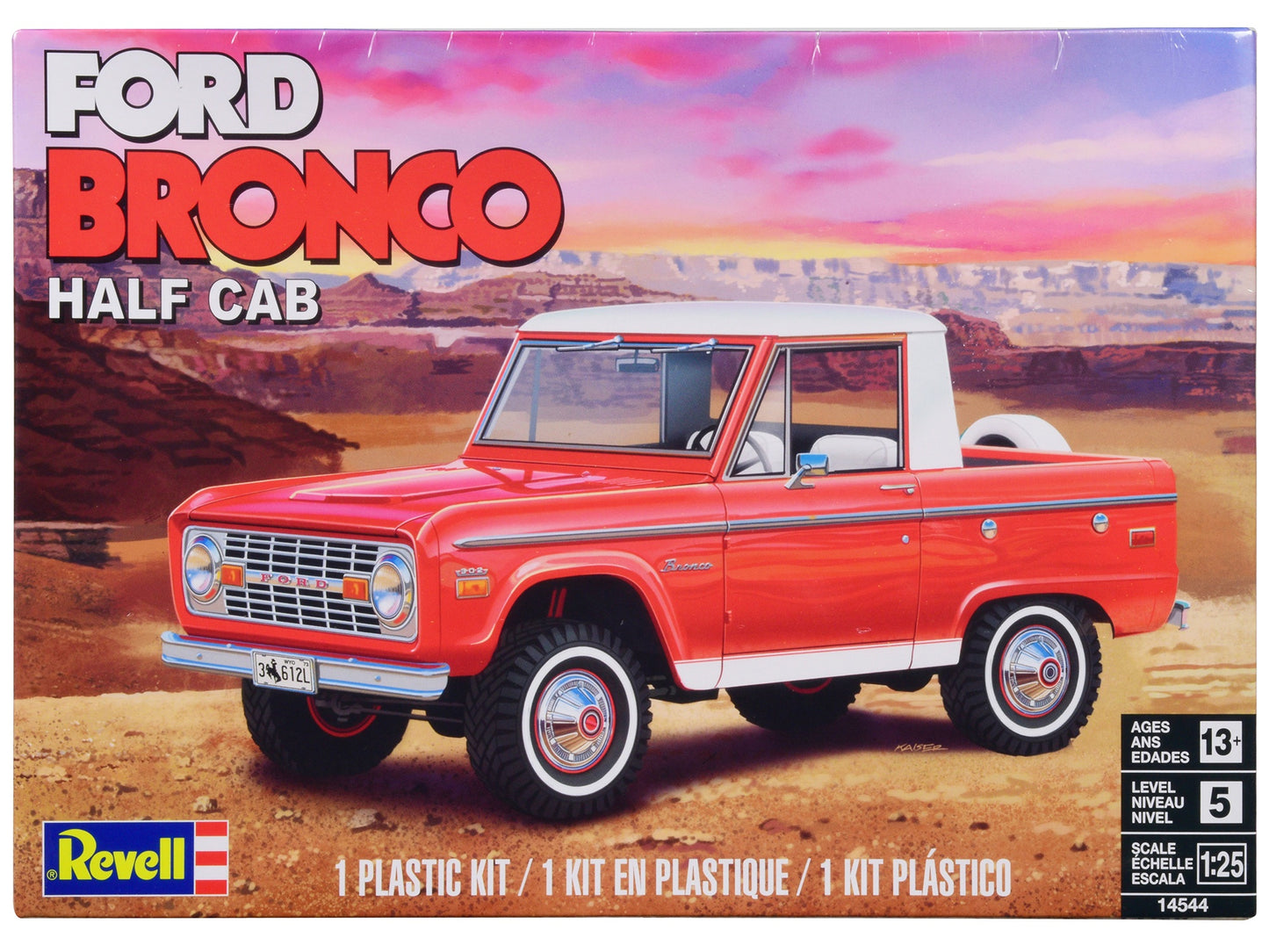 Level 5 Model Kit Ford Bronco Half Cab 1/25 Scale Model by Revell - Premium Model Kits(To Built) from Revell - Just $59.39! Shop now at Rapidvehicles