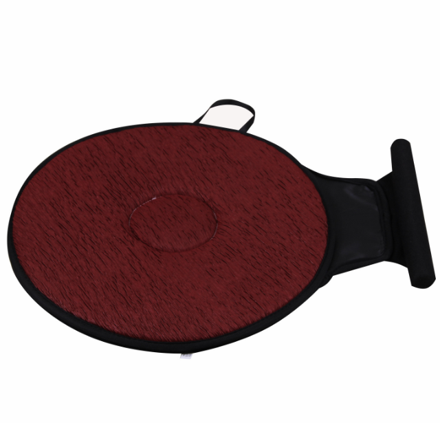 style: Circle, Color: Wine Red - 360 Degree Rotation Seat Cushion - Premium Stowing Tidying from Rapidvehicles - Just $25.99! Shop now at Rapidvehicles