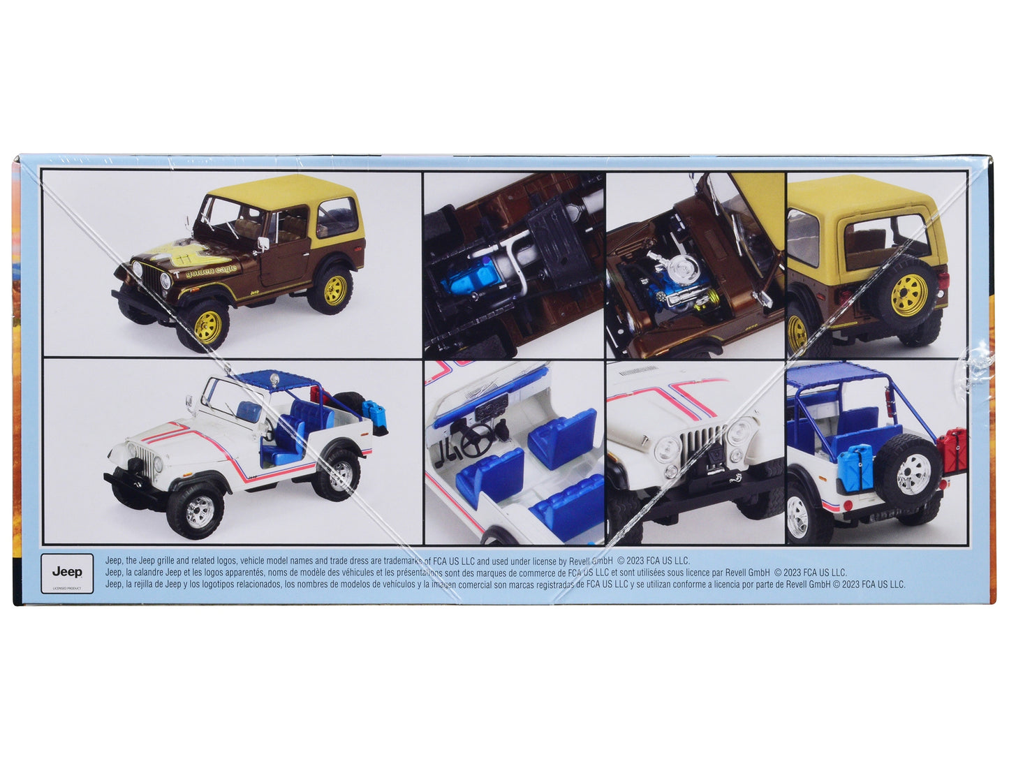 Level 5 Model Kit 1977 Jeep CJ-7 2-in-1 Kit 1/24 Scale Model by