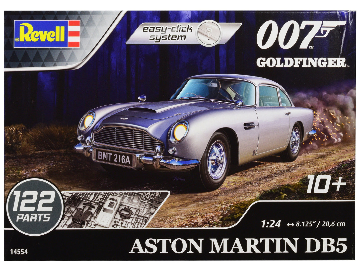 Level 2 Easy-Click Model Kit Aston Martin DB5 James Bond 007