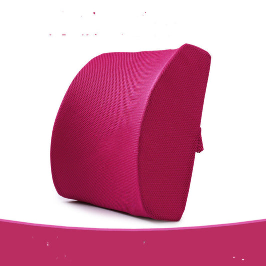 Color: 2 Rose Red, Size: Gel section - Car cushion with waist - Premium Interior Parts from Rapidvehicles - Just $37.79! Shop now at Rapidvehicles