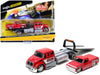 International DuraStar Flatbed Truck and 1987 Chevrolet 1500 Pickup Truck with Bed Cover Red with Graphics "Edelbrock" "Elite Transport" Series 1/64 Diecast Models by Maisto - Premium International Models from Maisto - Just $47.87! Shop now at Rapidvehicles