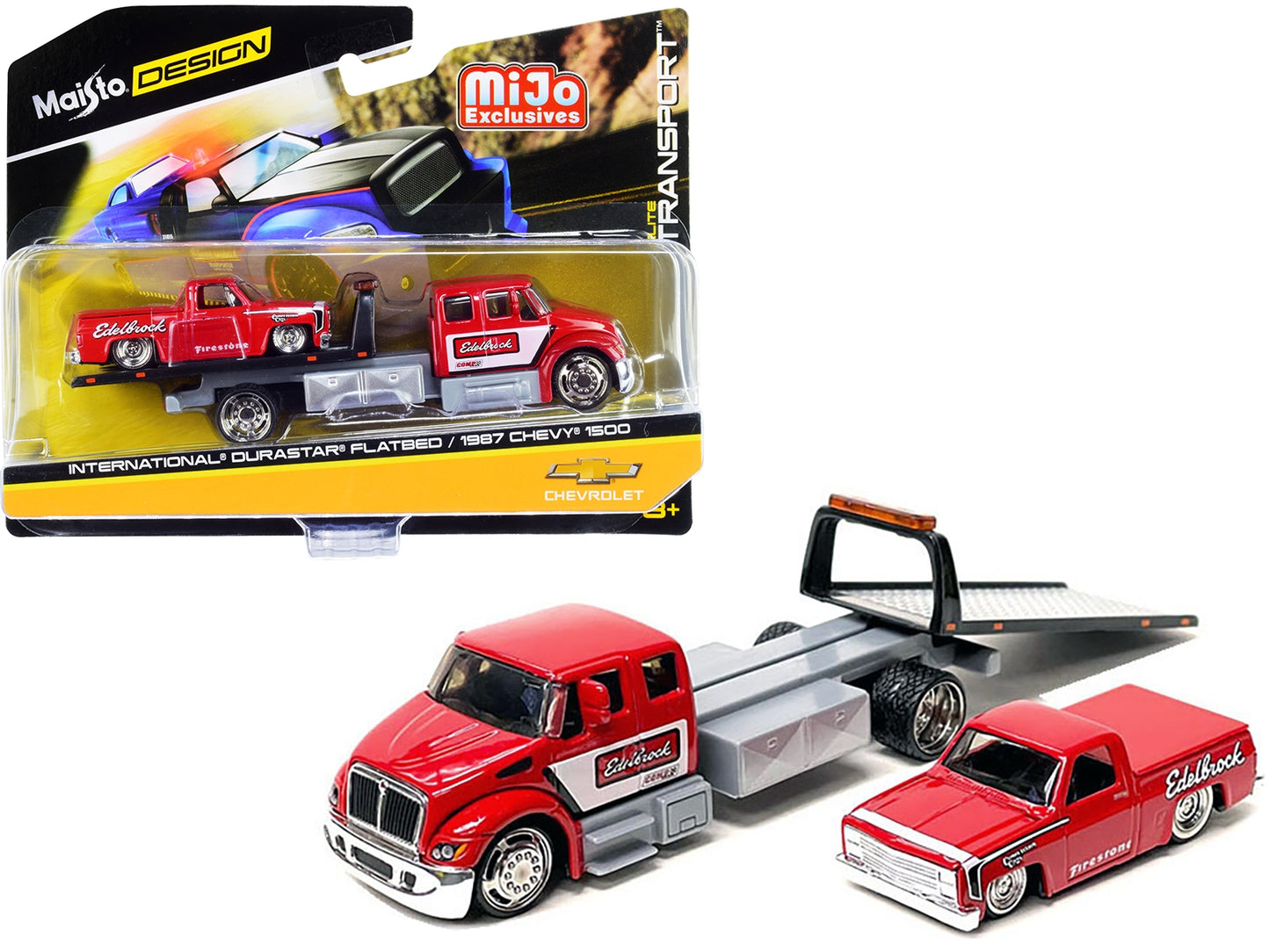 International DuraStar Flatbed Truck and 1987 Chevrolet 1500 - Premium International Models from Maisto - Just $43.08! Shop now at Rapidvehicles