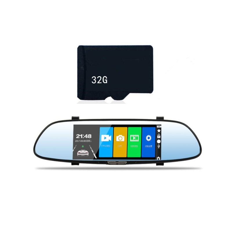 Model: With 32G Memory Card - V37 7 inch screen driving recorder - Premium Car Mirror Video from Rapidvehicles - Just $121.99! Shop now at Rapidvehicles