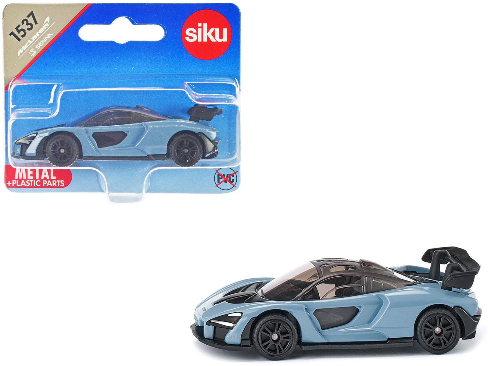 McLaren Senna Blue with Black Top Diecast Model Car by Siku - Premium McLaren Models from SIKU - Just $20.99! Shop now at Rapidvehicles