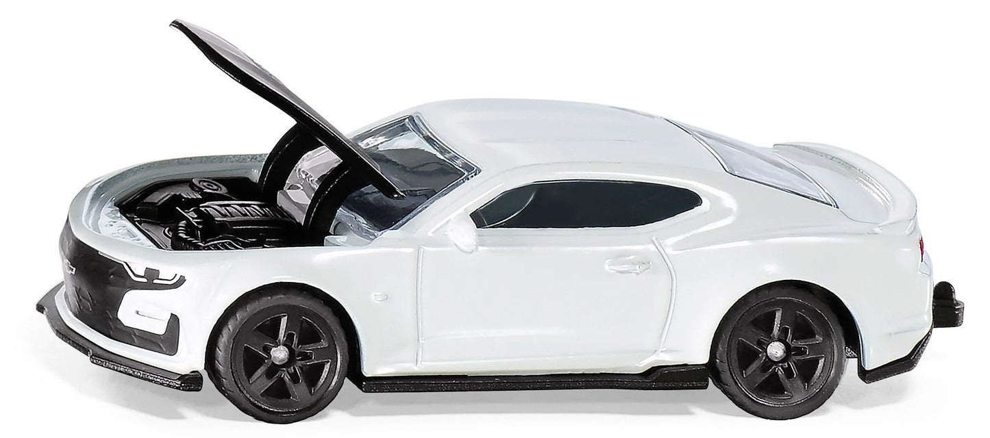 Chevrolet Camaro White with Black Hood Diecast Model Car by Siku - Premium Chevrolet Models from SIKU - Just $23.39! Shop now at Rapidvehicles