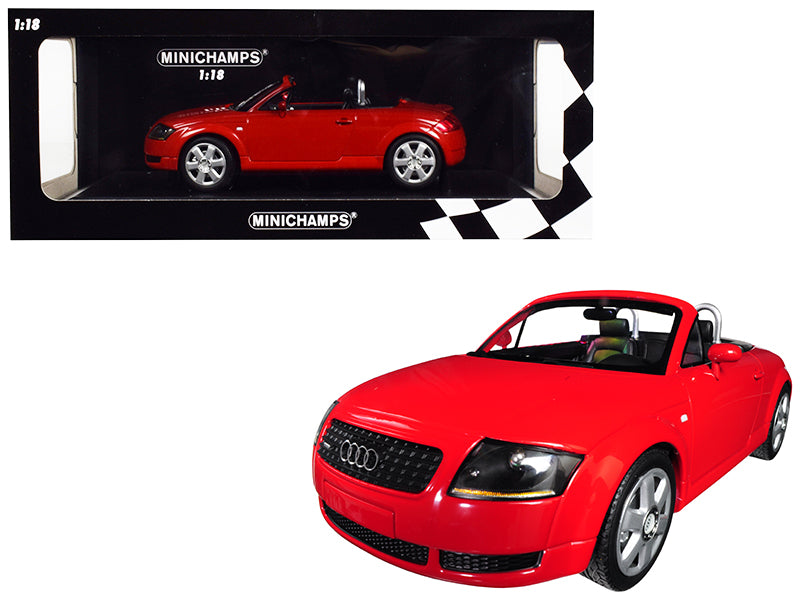 1999 Audi TT Roadster Red Limited Edition to 300 pieces Worldwide 1/18 Diecast Model Car by Minichamps free shipping USA