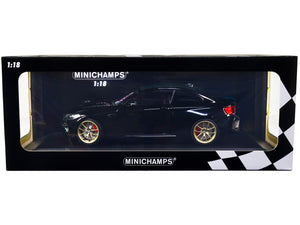 2020 BMW M2 CS Black Metallic with Carbon Top and Gold Wheels 1/18 Diecast Model Car by Minichamps - Premium  from Minichamps - Just $187.99! Shop now at Rapidvehicles