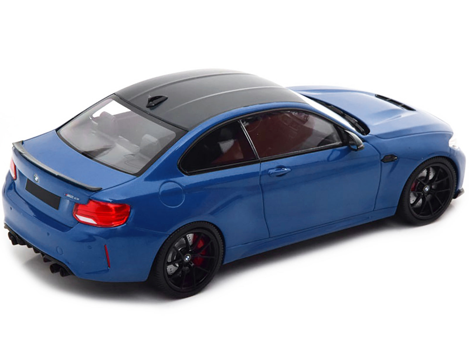 2020 BMW M2 CS Blue Metallic with Carbon Top 1/18 Diecast Model Car by Minichamps - Premium  from Minichamps - Just $187.99! Shop now at Rapidvehicles