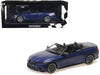 2021 BMW M4 Cabriolet Matt Blue Metallic Limited Edition to 438 pieces Worldwide 1/18 Diecast Model Car by Minichamps - Premium  from Minichamps - Just $193.99! Shop now at Rapidvehicles