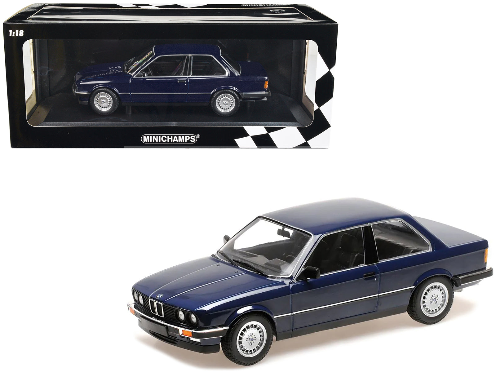 1982 BMW 323i Saturn Blue 1/18 Diecast Model Car by Minichamps - Premium  from Minichamps - Just $215.99! Shop now at Rapidvehicles