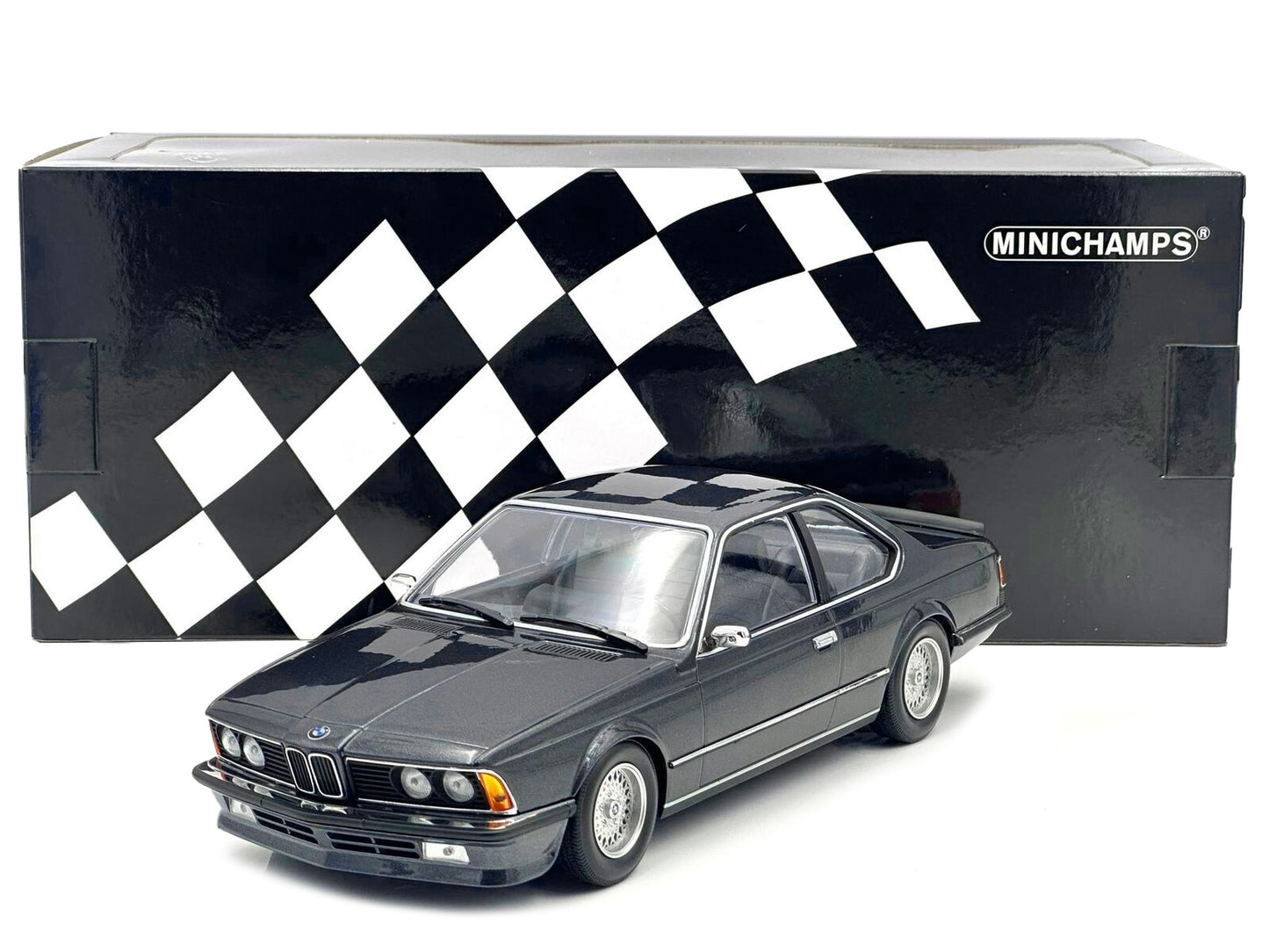 1982 BMW 635 CSi Gray Metallic 1/18 Diecast Model Car by - Premium BMW Models from Minichamps - Just $240.29! Shop now at Rapidvehicles