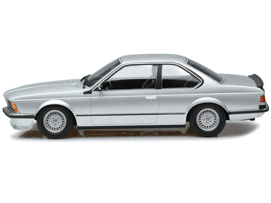 1982 BMW 635 CSi Silver Metallic 1/18 Diecast Model Car by