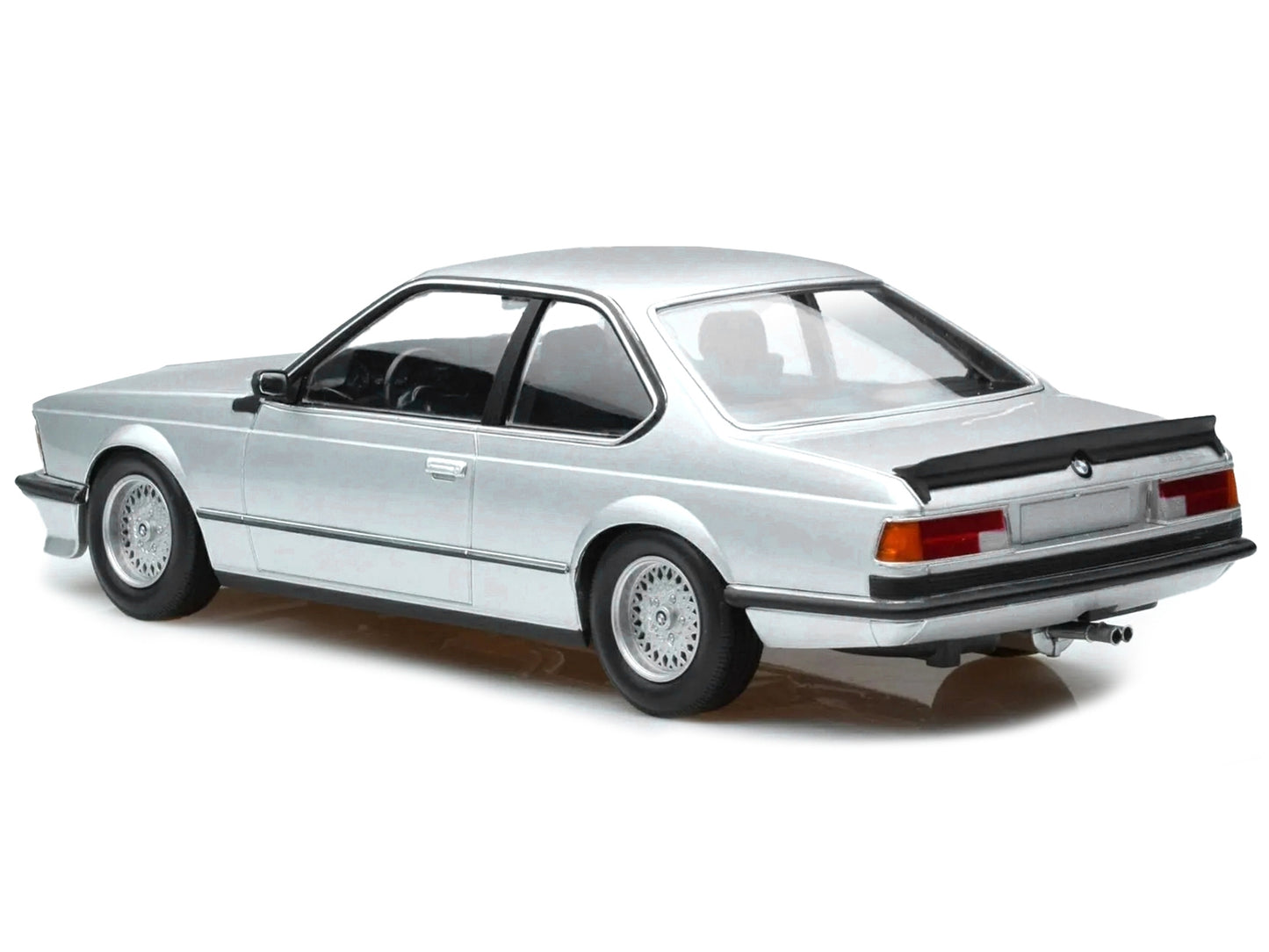 1982 BMW 635 CSi Silver Metallic 1/18 Diecast Model Car by