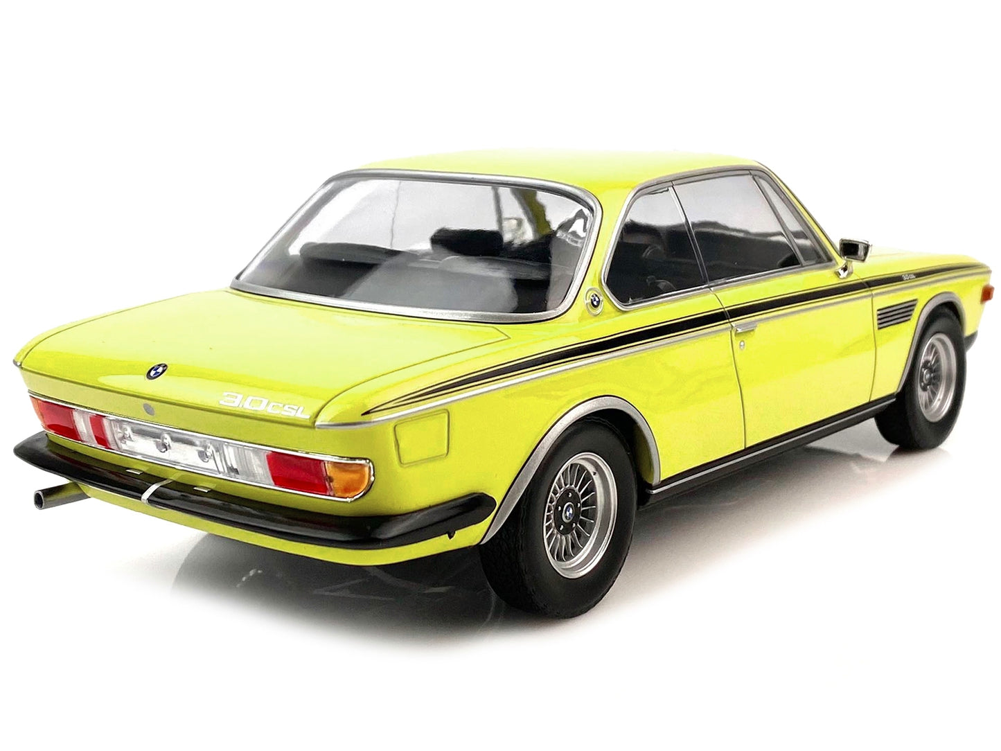 1971 BMW 3.0 CSL Yellow with Black Stripes Limited Edition to 600