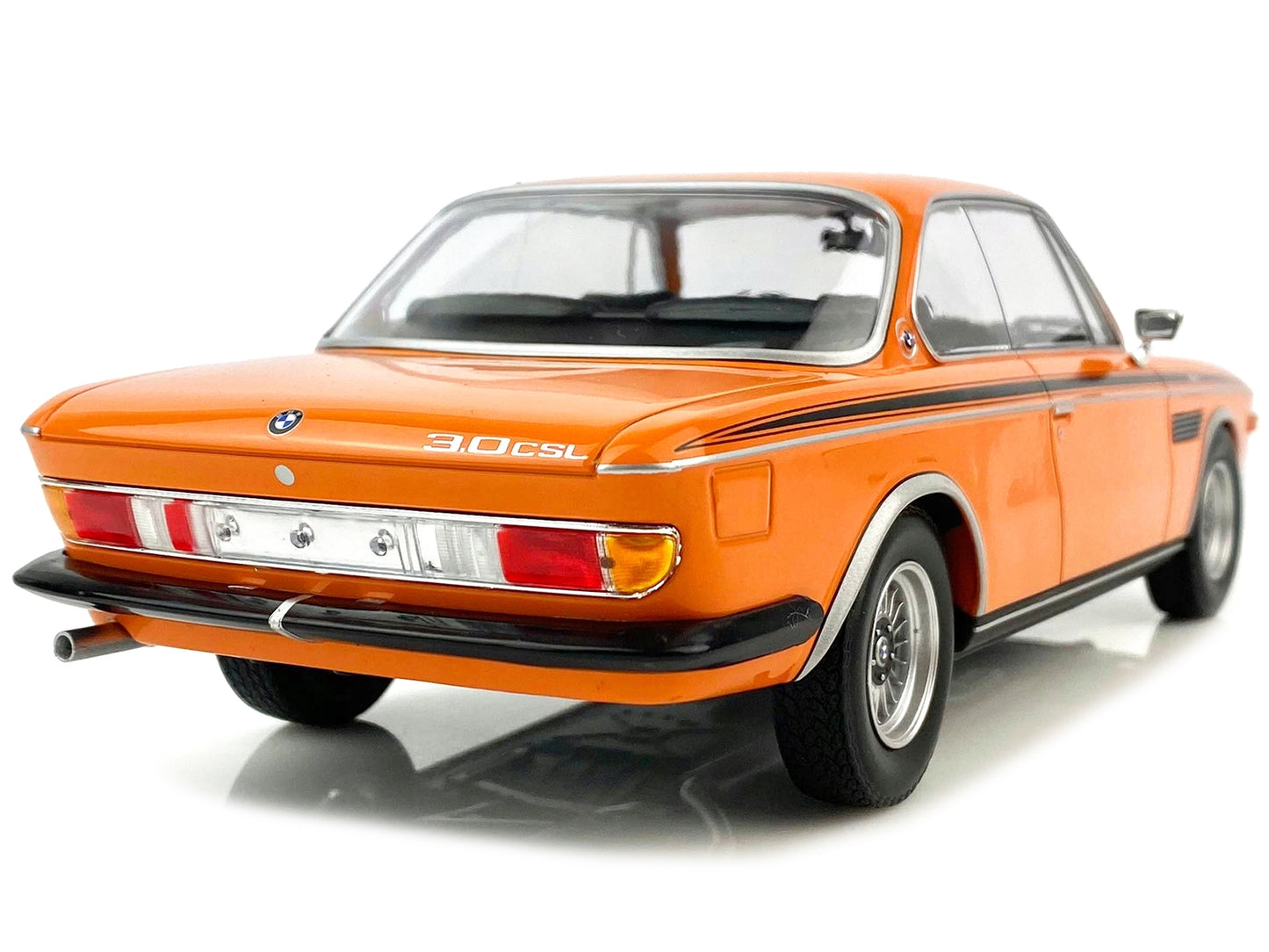 1971 BMW 3.0 CSL Orange with Black Stripes Limited Edition to 600 - Premium BMW Models from Minichamps - Just $214.19! Shop now at Rapidvehicles