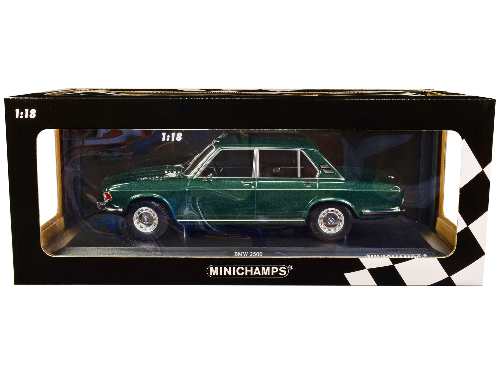 1968 BMW 2500 Green Metallic Limited Edition to 504 pieces - Premium BMW Models from Minichamps - Just $214.19! Shop now at Rapidvehicles