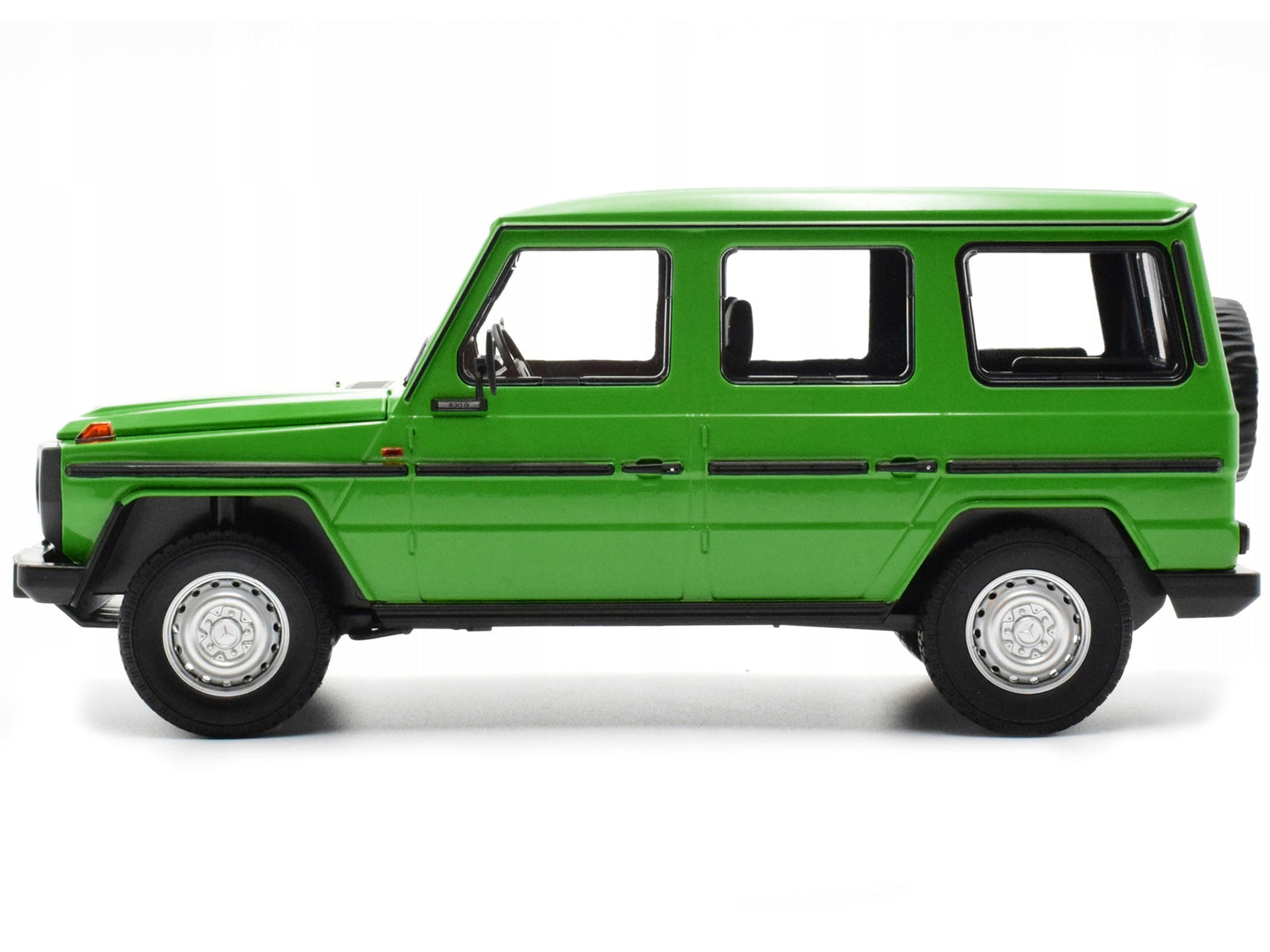 1980 Mercedes-Benz G-Model (LWB) Green with Black Stripes Limited Edition to 402 pieces Worldwide 1/18 Diecast Model Car by Minichamps - Premium  from Minichamps - Just $188.99! Shop now at Rapidvehicles