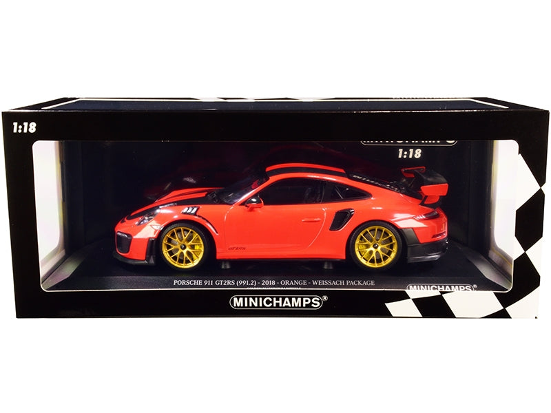 2018 Porsche 911 GT2RS (991.2) Weissach Package Orange with - Premium Porsche Models from Minichamps - Just $207.89! Shop now at Rapidvehicles