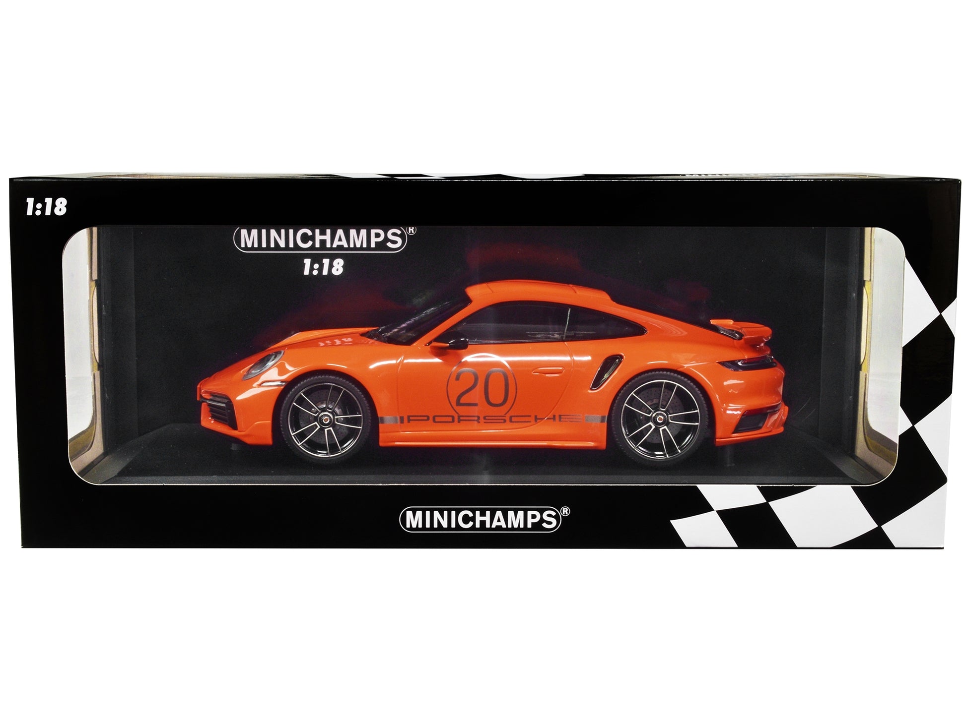 2021 Porsche 911 Turbo S with SportDesign Package #20 Orange with - Premium Porsche Models from Minichamps - Just $207.89! Shop now at Rapidvehicles